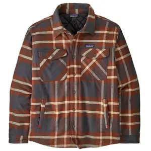 Chemise en flanelle isolante Patagonia Fjord Noir XL pas cher