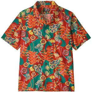 Chemise manches courtes de camp Patagonia Tidal Threads Multicolore S pas cher