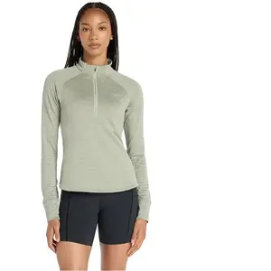 New Balance T-shirt à Manches Longues Avec Demi-zip Athletics Heat Grid pas cher