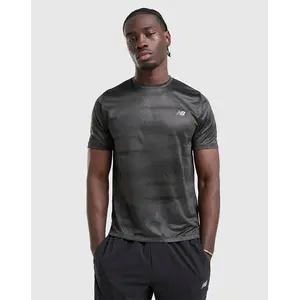 New Balance Athletic Print T-Shirt - Noir, Noir L pas cher