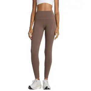 New Balance High Waist Leggings Sleek Pocket 27 pas cher