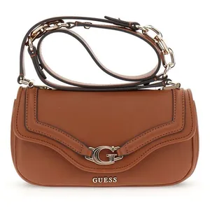 Comparateur de prix : GUESS schoudertas Dea Crossbody Flap Bag Cognac bruine