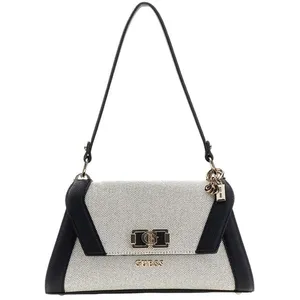 GUESS schoudertas Karnilla Flap Shoulder Bag Natural / Black beigeVendu parbol