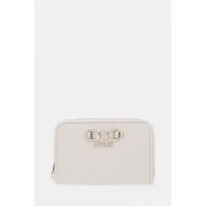 Comparateur de prix : GUESS Porte-monnaie crème pour femme - Anise SLG Zip Around Wallet M S...