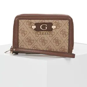 Guess Portefeuille Pour Femme Coleen Logo Medium pas cher