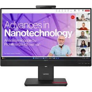Lenovo ThinkVision T27QD-4v (2560 x 1440 pixels, 27"), Moniteur, Noir pas cher