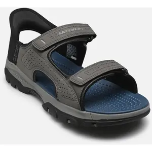 Skechers, Hommes, Sandales, Slip-ins Tresmen - Reece - Heren Sandalen - Grijs, Gris, (40) pas cher