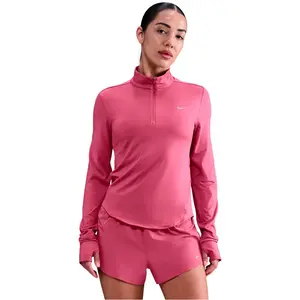 NIKE - swift women's dri-fit uv 1/4-z - Tank top running dames - Rood