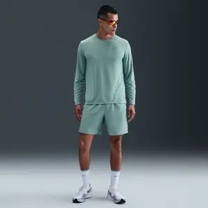 Short avec sous-short Nike Challenger 18 cm Bleu S pas cher