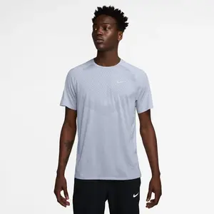NIKE - stride men's dri-fit adv short - Hardloop t-shirt korte mouw zomer heren - Donkergrijs