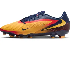 Nike, Hommes, Chaussures de football, Chaussures Phantom Low Academy par Erlin Haaland (40.5), Orange, Bleu pas cher