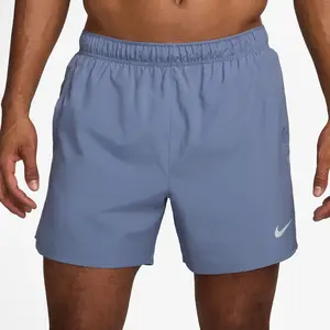Short d'entraînement avec sous-short intégré Nike Dri-fit Gris M pas cher