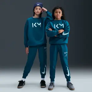 Nike kylian mbappã© club fleece joggingbroek in de kleur groen.