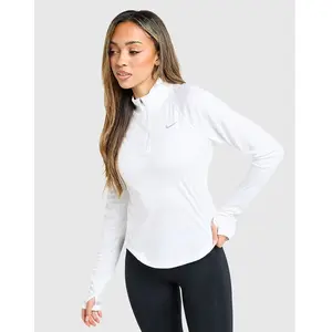 Nike Haut zippé 1/4 Running Tempo - Blanc, Blanc L