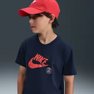 Nike, Garçons, T-shirt de sport, PSG Wappen-T-Shirt Junior (XL), Noir,... pas cher
