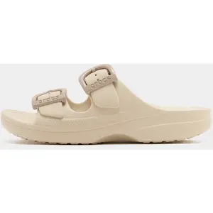 Crocs Saturday Enamel Buckle Sandal Women's - Beige, Beige 39-40 pas cher