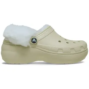 Sabots Crocs CLASSIC PLATFORM FUZZ LINED CG femme pas cher