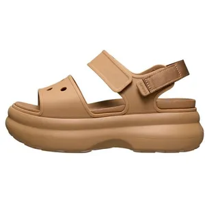 Sandales à Scratch Crocs Soho y Strap - Marron pas cher