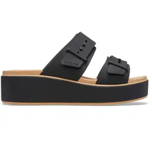 Crocs Sandales Brooklyn Buckle Matte Wrap Low pas cher