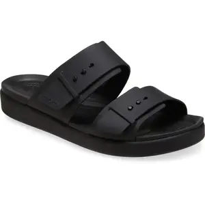 Crocs Claquettes Brooklyn Buckle Low pas cher
