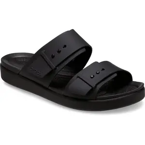 Crocs Claquettes Brooklyn Buckle Low pas cher