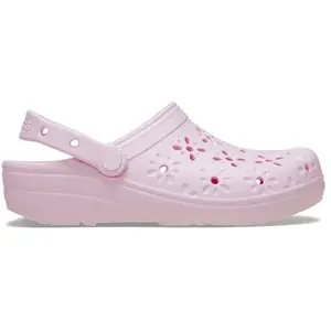 Crocs Sabots Classic Floral Cut Out pas cher