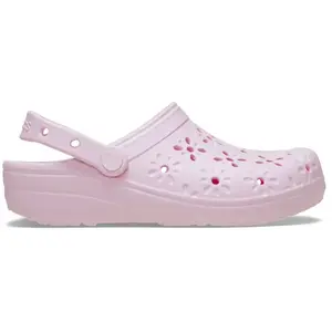 Crocs Sabots Classic Floral Cut Out pas cher
