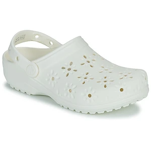 Crocs Sabots Classic Floral Cut Out pas cher