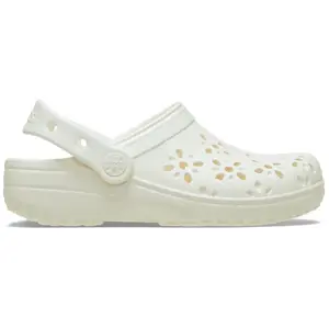 Crocs Sabots Classic Floral Cut Out pas cher