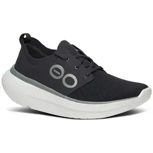 Oofos OOmy Stride Sportschoen Heren Black/White 44/M11 pas cher
