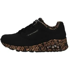Skechers Uno JGoldcrown Love Sneakers zwart