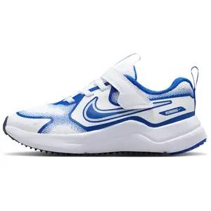 Chaussures de running à lacets élastiques et scratch enfant Nike Cosmic Runner Blanc 28