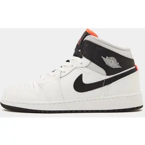 Jordan Air 1 Mid Junior - Blanc, Blanc 36.5 pas cher