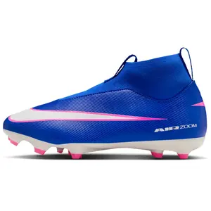 Nike jr zoom superfly 10 acad fgmg in de kleur blauw.