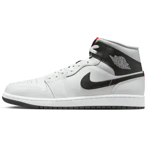 Jordan Air 1 Mid - Blanc, Blanc 40.5 pas cher