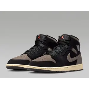 Jordan Air 1 Mid - Marron, Marron 44 pas cher