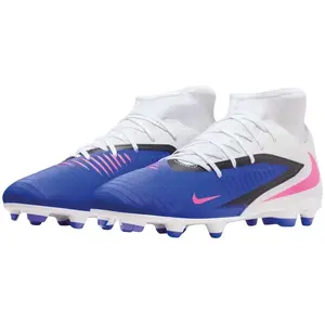 Nike Phantom 6 High Club FG - Bleu, Bleu 45.5 pas cher