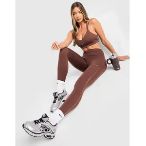 Nike Training Graphic Swoosh Leggings - Marron, Marron S pas cher