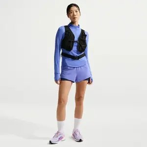 Nike Running Swift 2-In-1 Running Shorts - Bleu, Bleu M pas cher
