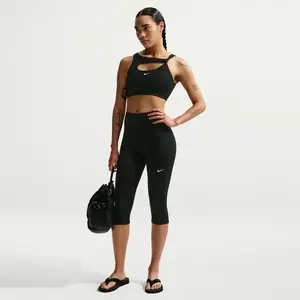 Nike Legging corsaire taille haute Training One - Noir, Noir XL