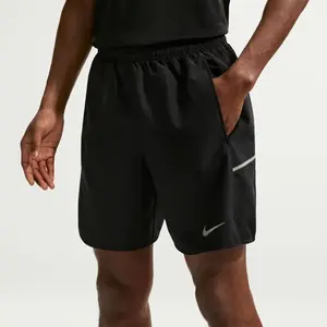 Short 2 en 1 Nike Miler 18cm Noir M pas cher