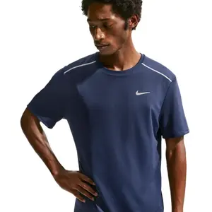 Nike Miler Dri-fit Heren Training T-shirt If2082-410 - Kleur Blauw - Maat XL