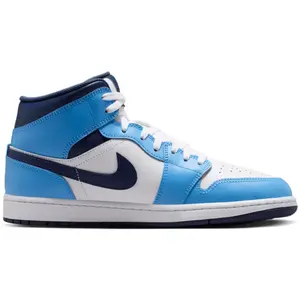 Jordan Air 1 Mid - Bleu, Bleu 42 pas cher