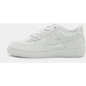 Nike Air Force 1 Textile Junior - Blanc, Blanc 36.5 pas cher