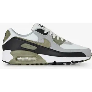 Nike Air Max 90 "Silver Sage" - Sneakers - Unisex - Maat 46 - Wit/Grijs/Olijfgroen pas cher