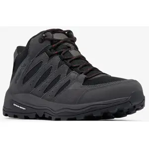 Columbia REDMOND IV MID WATERPROOF Heren Wandelschoenen - Black, Mountain Red pas cher
