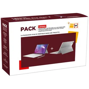 Pack Tablette Tactile Lenovo Idea Tab Pro Gen 2 13'' 256 Go Gris Nuage...