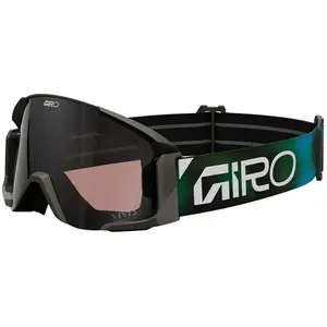 Giro, Unisexe, Lunettes de sport, Dropline MTB VIVID Goggle (freq blue, Clear, vivid trail+clear), Bleu