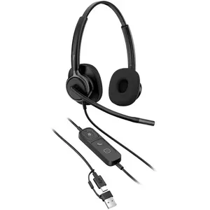 Poly HP Mission 425 Stereo USB Wired Headset Classic (Filaire, USB-A, ... pas cher