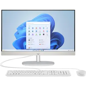 HP 24-cr0112ng (512 Go, 8 Go, Intel N100), PC, Blanc